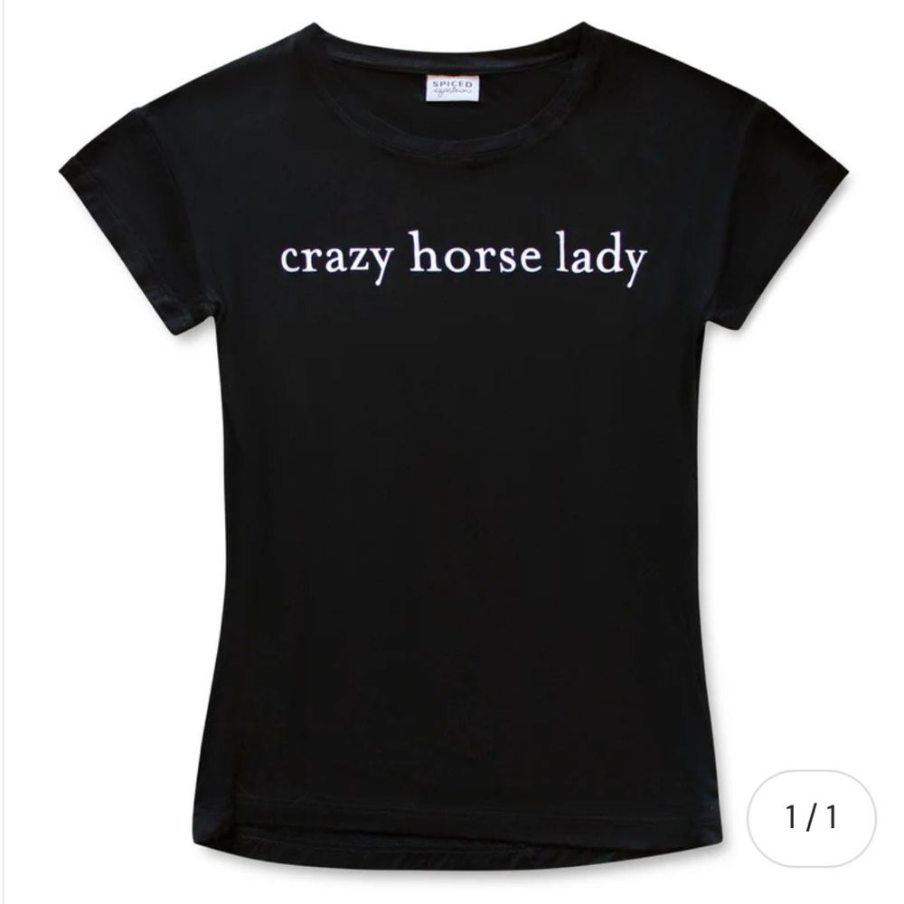 Spiced Equestrian Crazy Horse Lady Tee Shirt